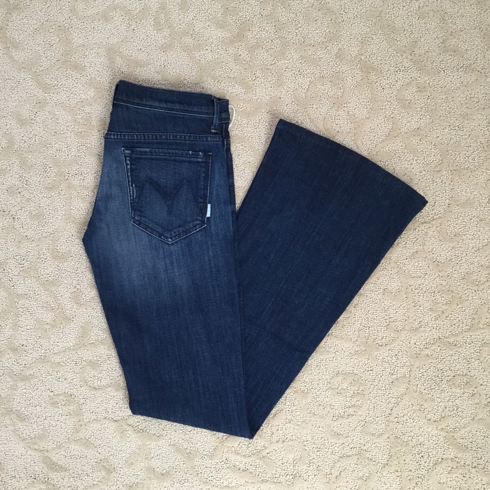 MOTHER denim THE CURFEW Broken Flowers Size 27